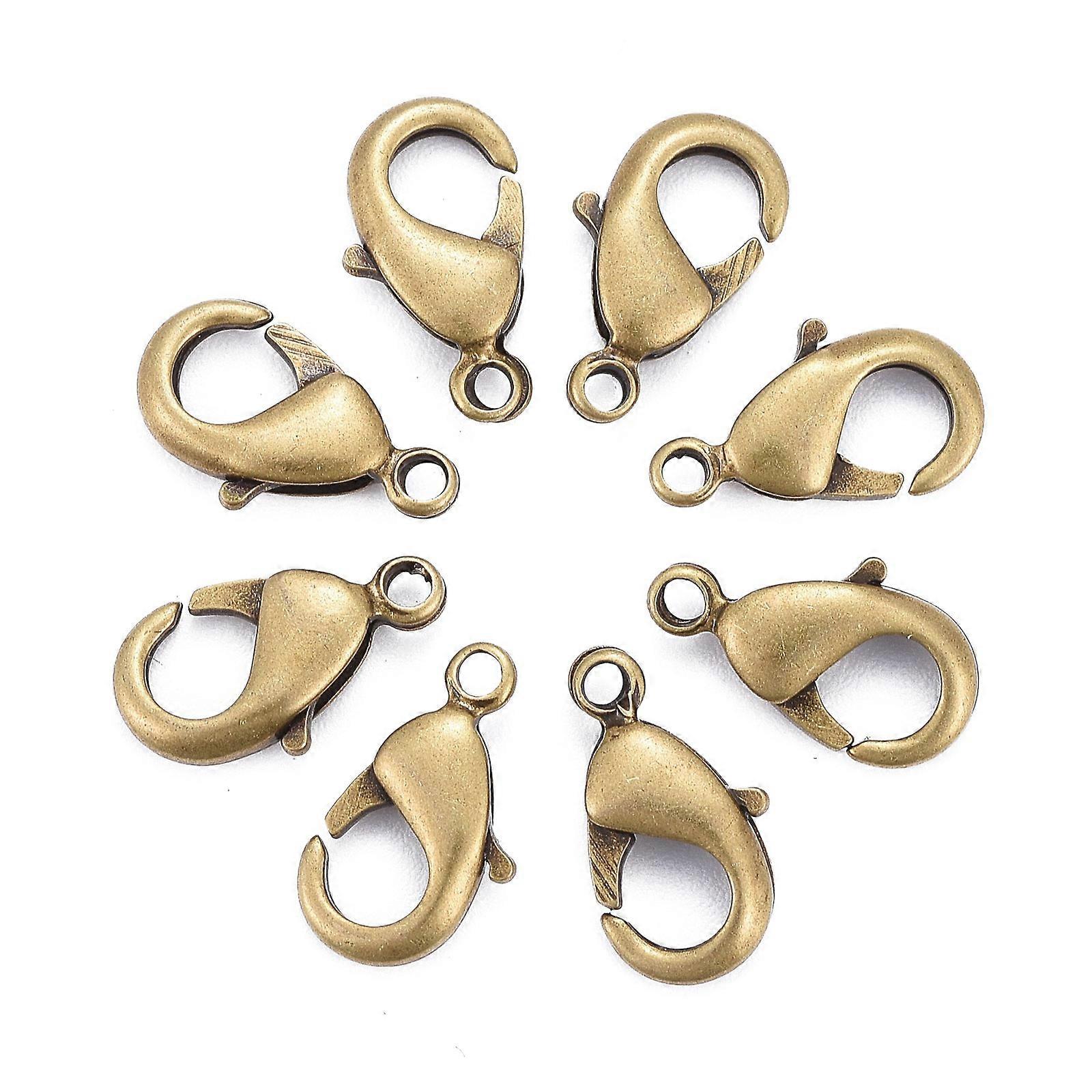 200pcs Brass Lobster Claw Clasps Parrot Trigger Clasps Jewelry Findings