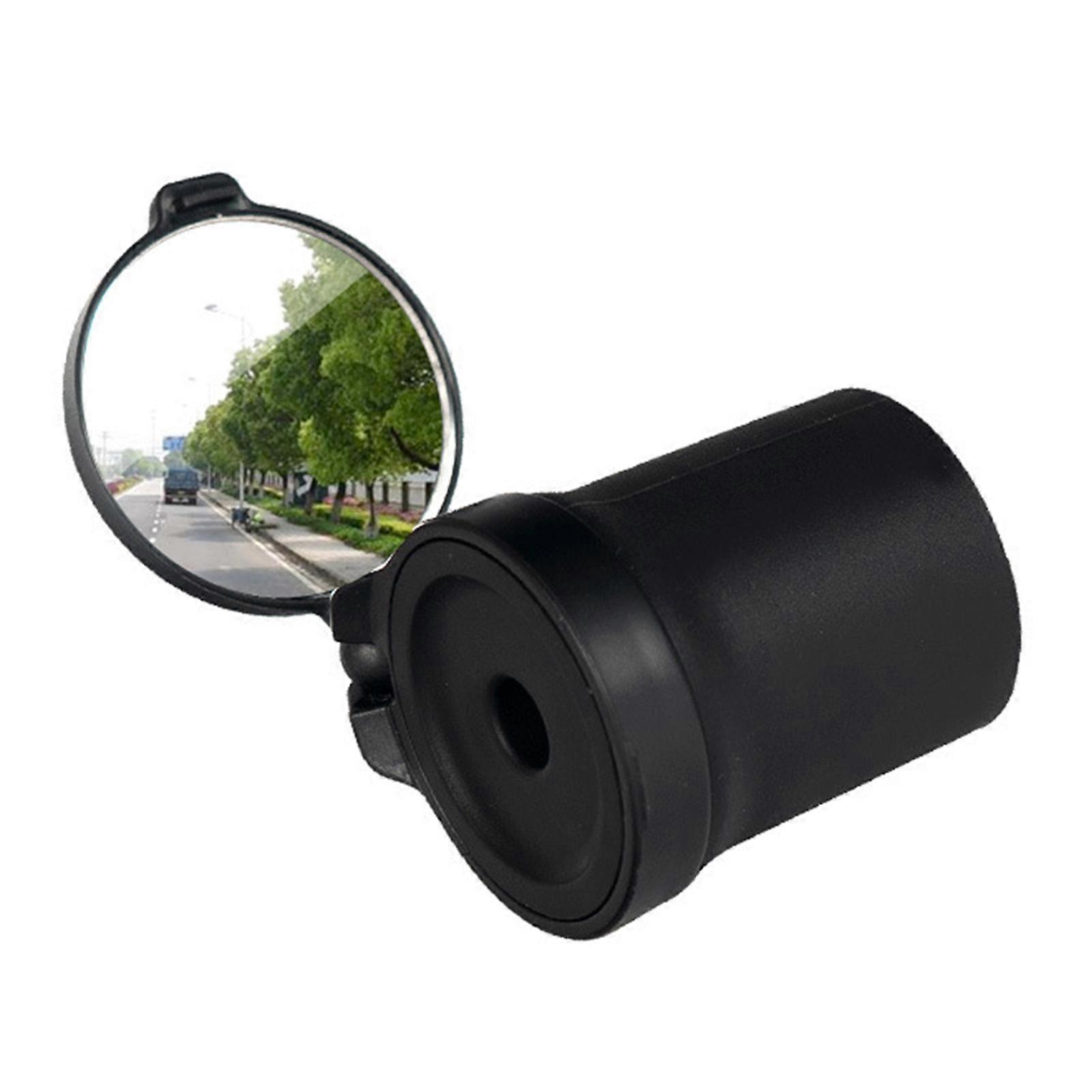 Bike Handlebar Rearview Bicycle Bar End 360 Degree Rotatable Safety Cycle Rear View Mirror with 28-32mm Caliber for MTB Road Mountain Bikes
