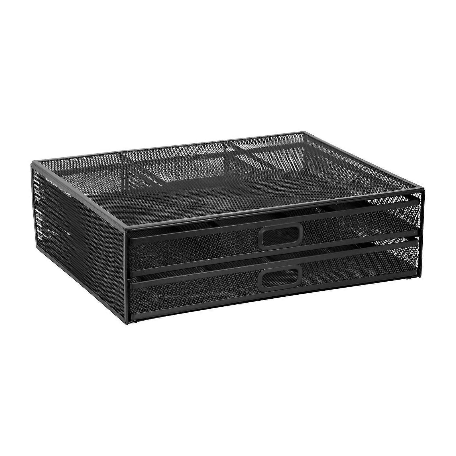 Metal Monitor Stand Computer Monitor Risers Desk Organizer with Drawer Desk Accessories for Laptop Computer
