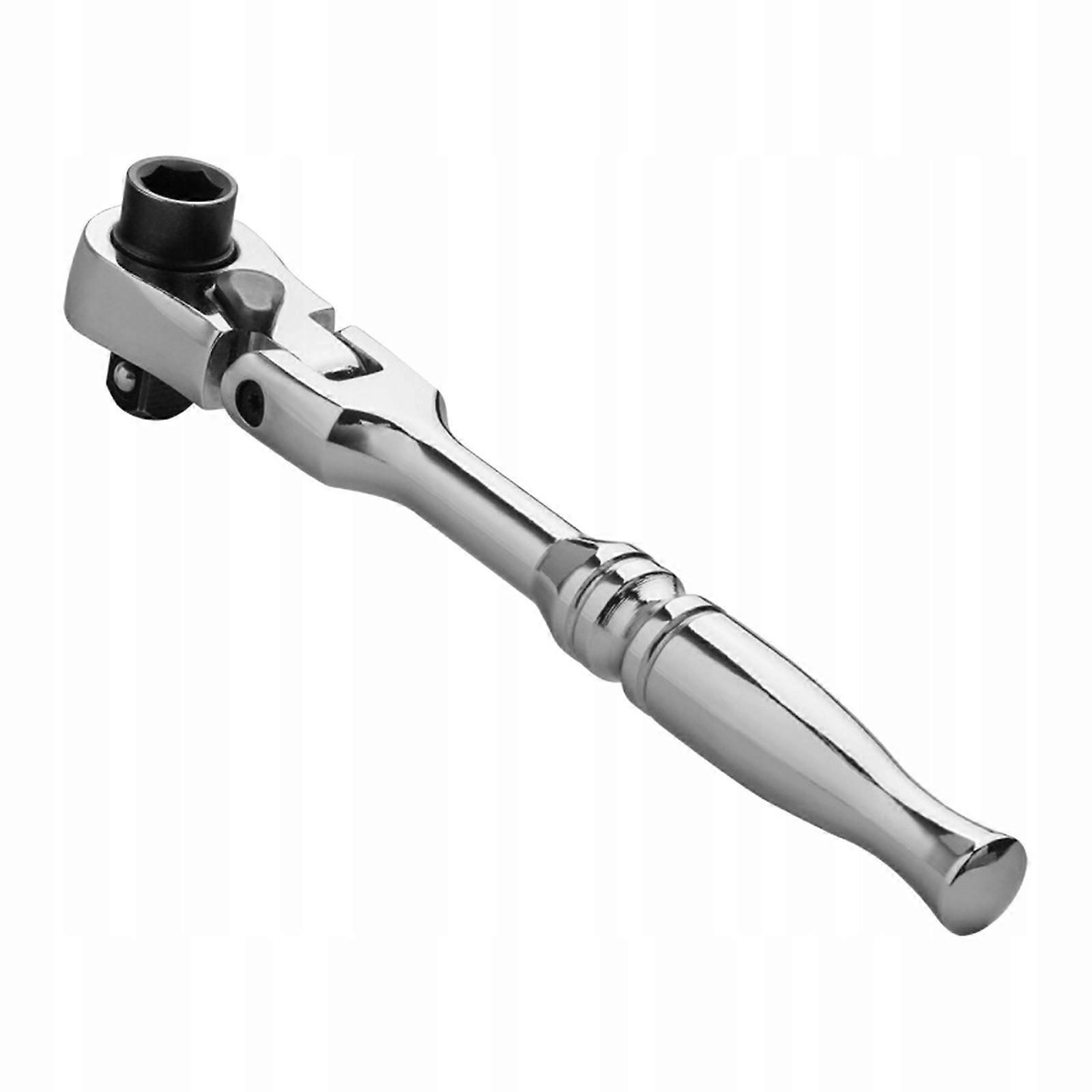 Mini Ratchet Wrench Efficient Spanner Hex Wrench Tools 1/4" Round Handle