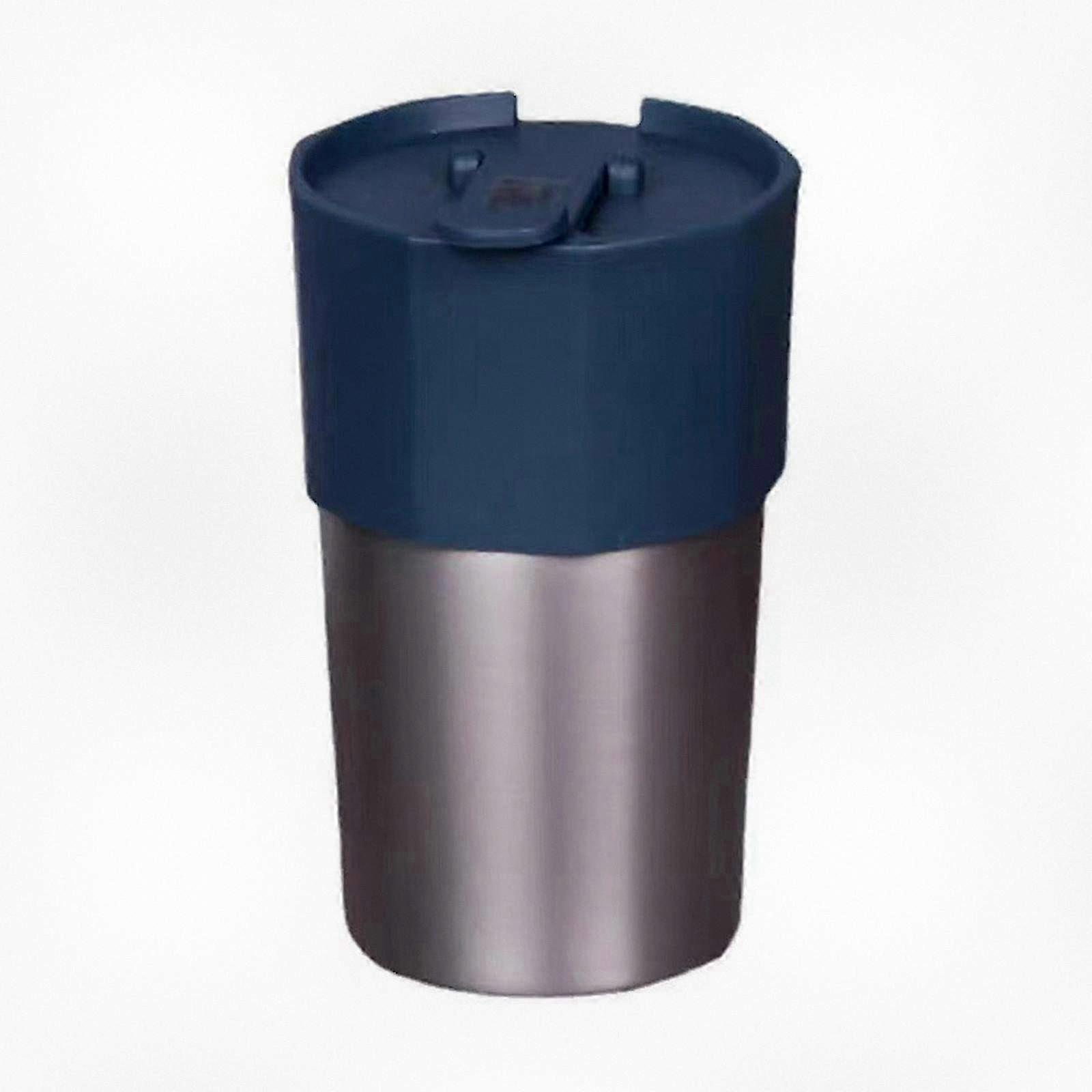 Durable Tumbler Cups for Milk and Tea, Featuring Lids in 5 Colors, Ideal for Friends (Color: Blue)