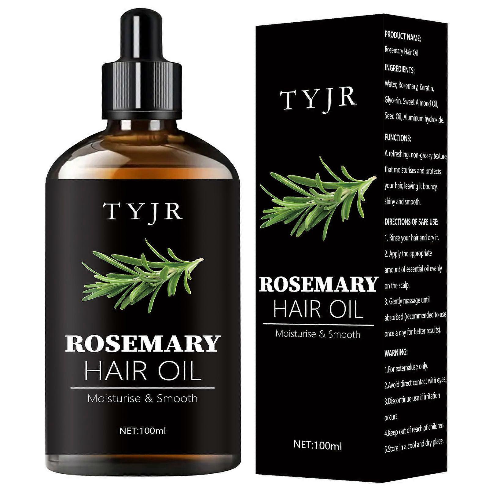 Rosemary Mint, Scalp Hair Growth Oil, Infused Biotin for Hair Growth | Healthier, Stronger & Long Strands | All Type & Texture | Straight, Waves & Che