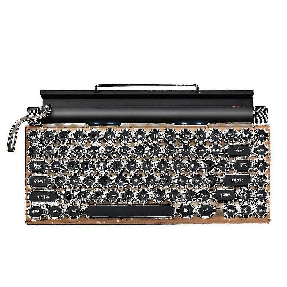 83 Keys Retro Typewriter Keyboard - Wireless Bluetooth Mechanical Keyboard For Laptop And Computer
