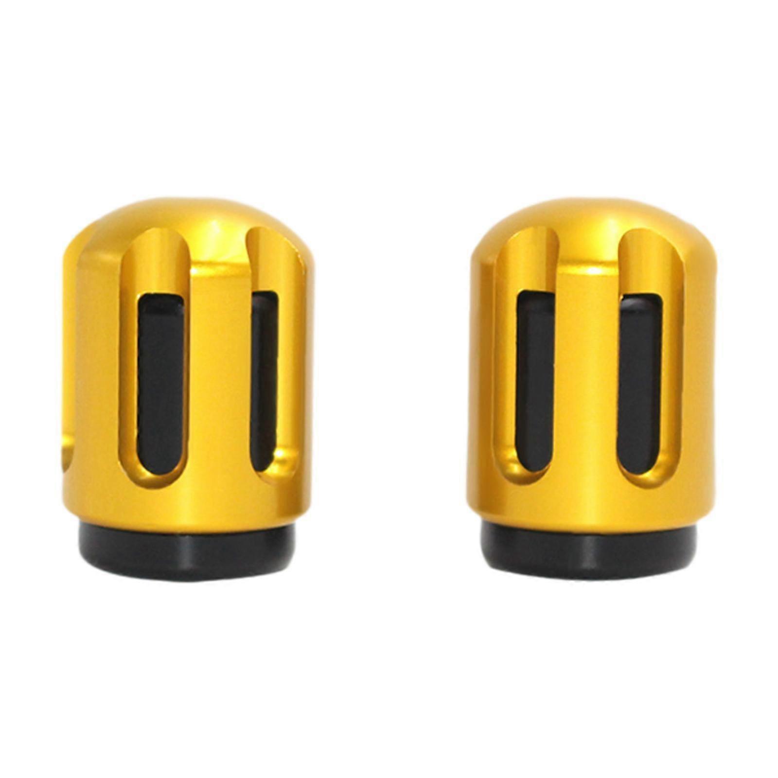 2 stykker dekkventilspindelhetter dekkluftventildeksler solid enkel installasjon