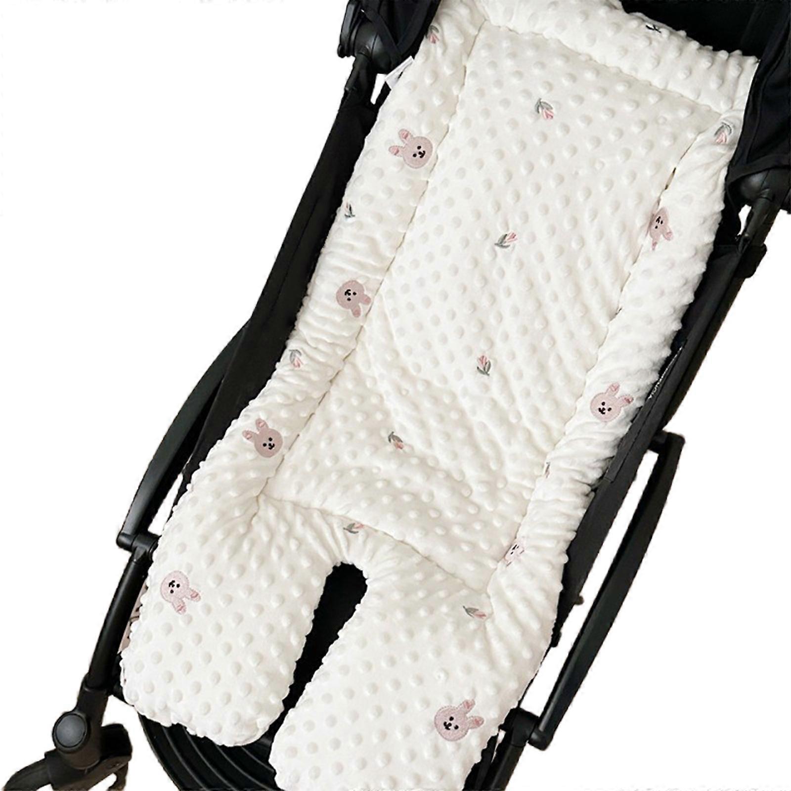 Cotton Baby Pram Seats Liners Breathable Pram Cushions Pad Multiple Pattern Baby Pram Pad for Car Seats & Strollers