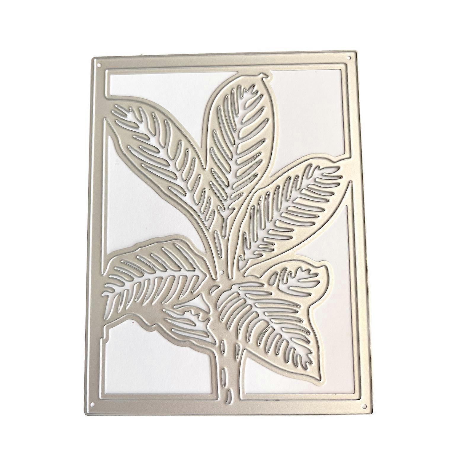 Metal Die Cuts Leaf Frame Embossing Stencil Cutting Dies for Card Making Scrapbooking Paper Craft DIY Template Handmade