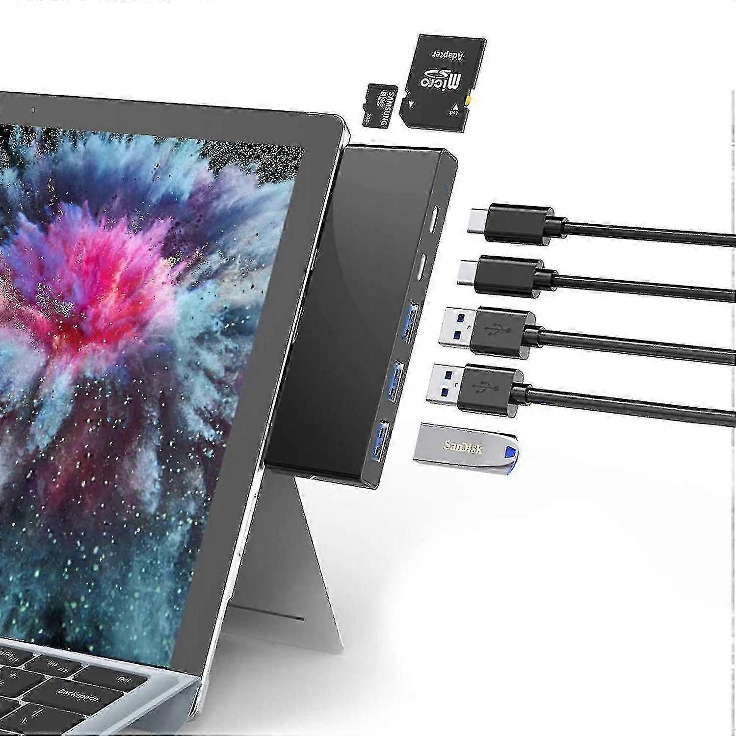 Dock 7 et 1type-c Concentrateur multifonctionnel pour la Surface Pro7