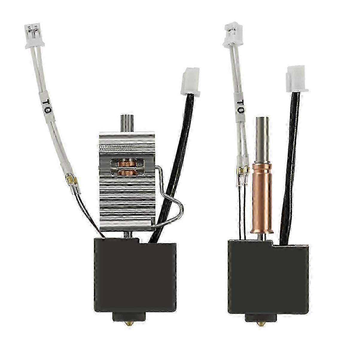 For 3 Hotend Nozzle Thermistor Heating Tube Heater Block with Heat Sink for Kobra3 Spare Parts B