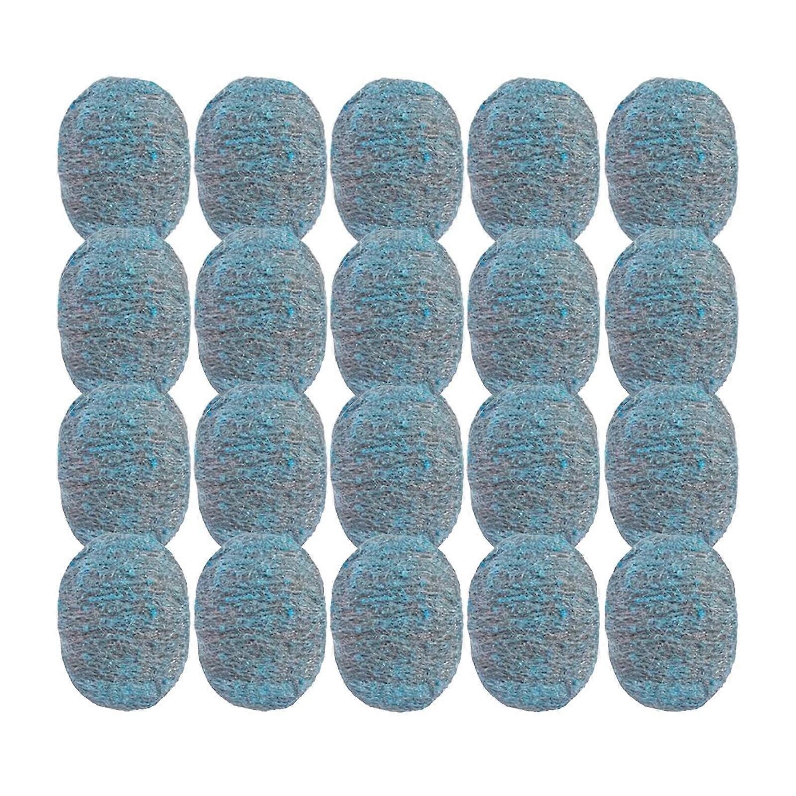 Pad With Steel Wool Soap Pack Of 20 Reusable Steel Wool Soap Pads Pre-Soaped Absorbent Scouring Pads