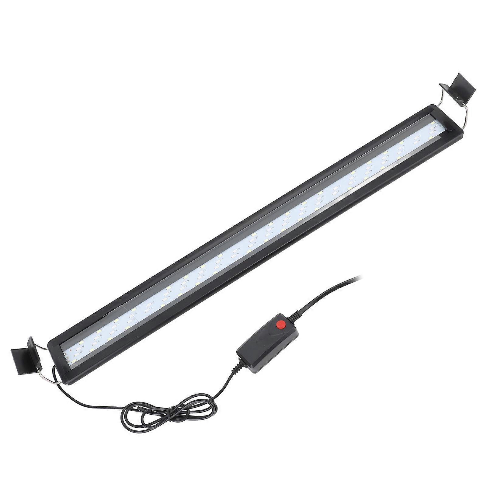 LED Akvarium Lys 4 Rader Fargeendring Høy Lysstyrke Fisketank Lys Med Justerbar Timer For Akvarium Fisketank EU Plugg 220V 