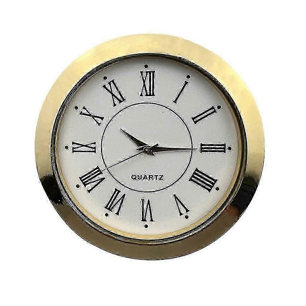 55mm DIY Clock Movement Round Mechanism Insert, Reliable Replacement Parts for Wall/Table Clocks