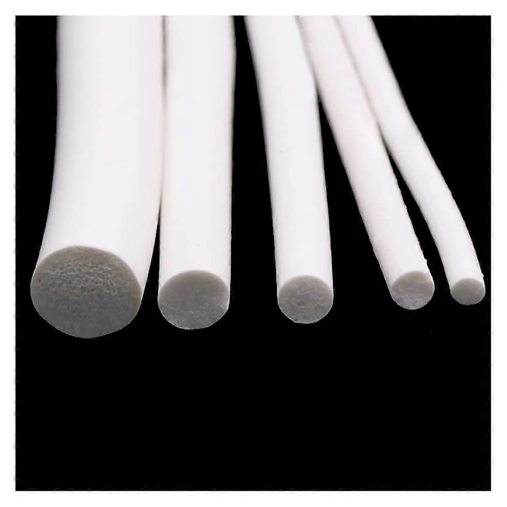 Silicrubber Sponge Strip White Closed Cell Circular Foam Backer Rod Seal/18 mm 1 m 18Mm 1M