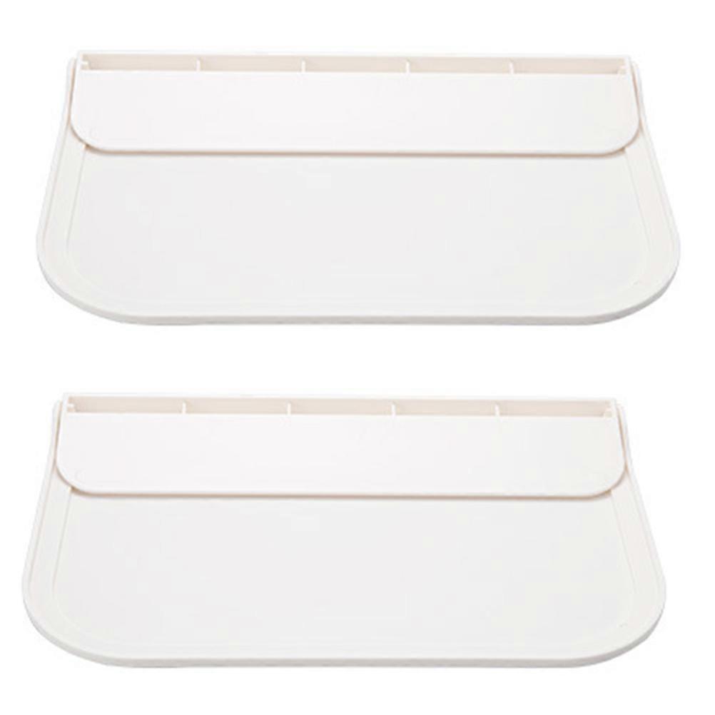 Foldable Small Plastic Floating Shelves No Screws Stick Wall Bathroom Kitchen Space Saving Storage with Lip Edges
