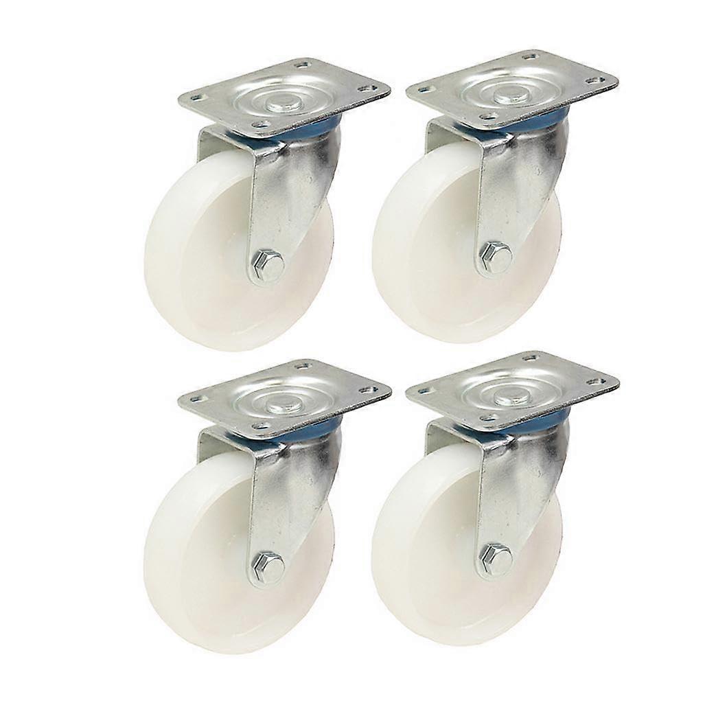80 mm 3 Inch Nylon Swivel Castor Set 120 kg Each Set of 4