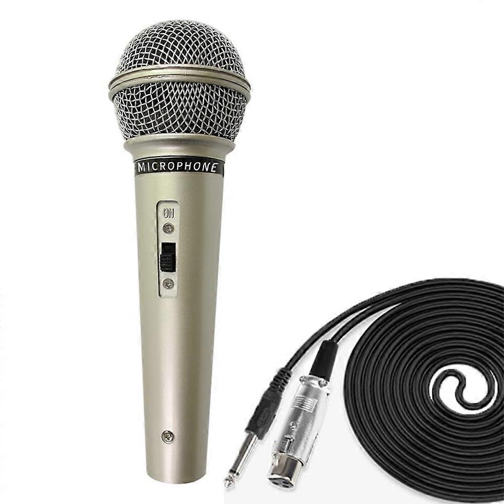 MB-106 Ergonomic Handheld Mic Plug and Play Wired Microphone with 3m Cable