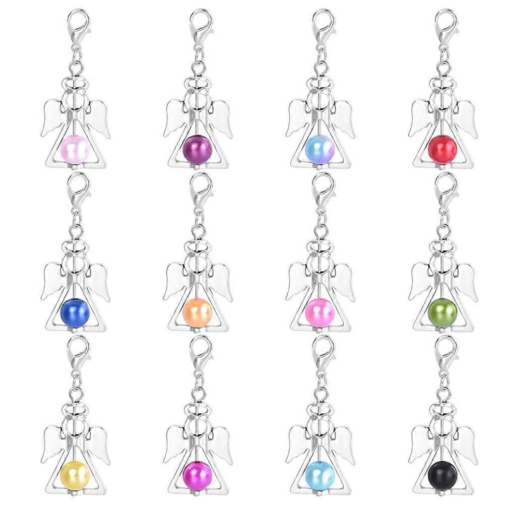 Lobster Clasps Charms 12Pack Delicate Pendants Assorted Color 3.6x2.8cm Alloy Jewelry Making Diy Craft Diy Lover Women