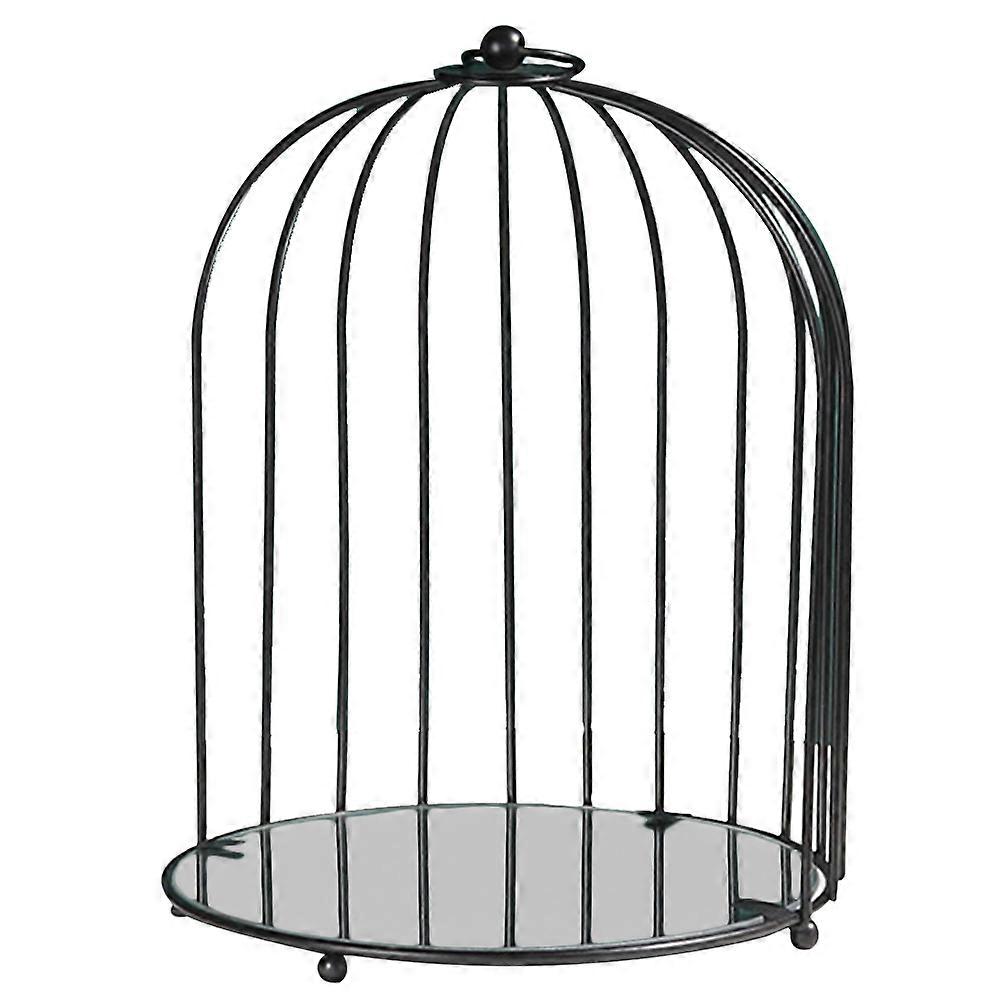Iron Art Storage Rack Bird Cage Decorative Multi-Layers Design For Women Friends 1Pc