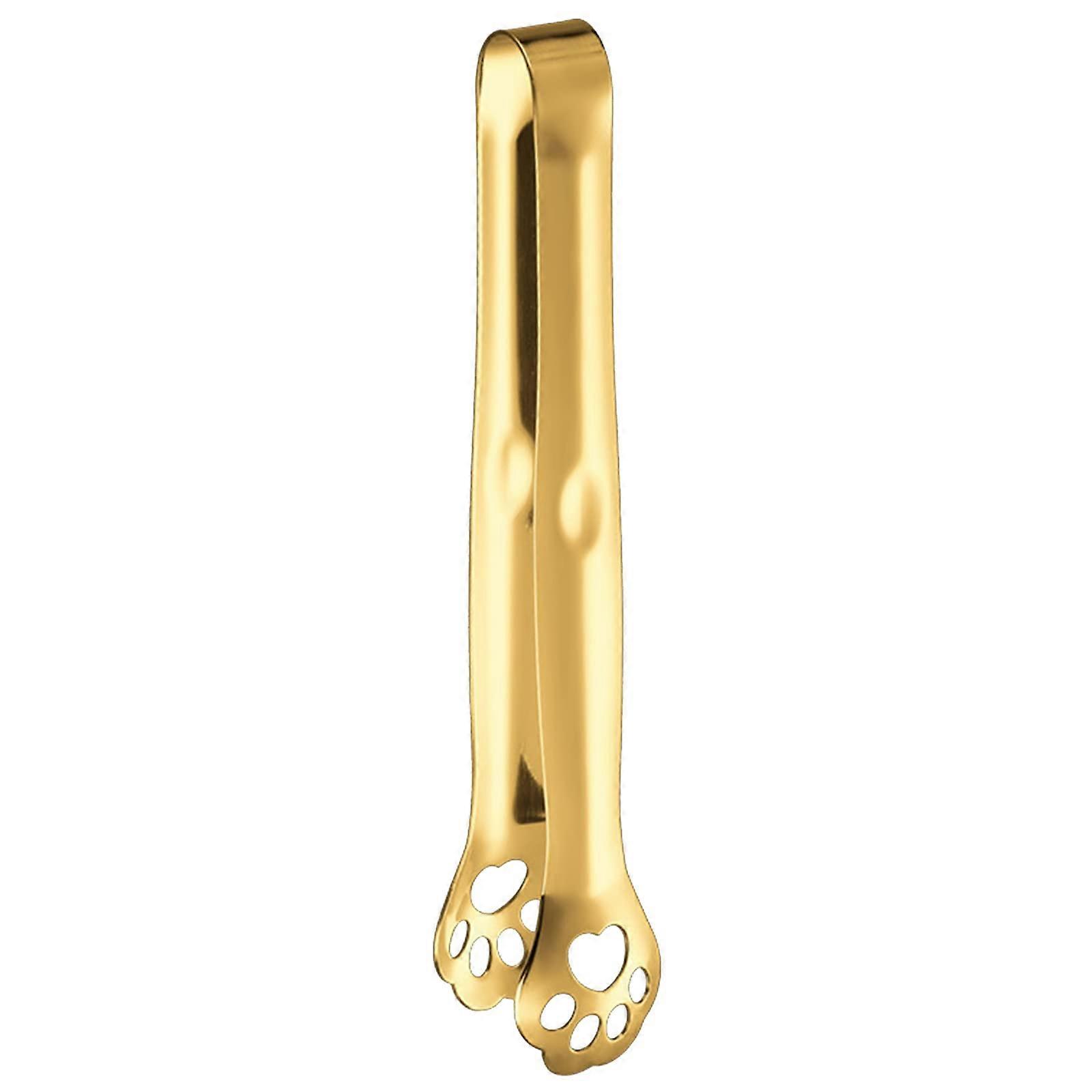 Stainless Steel Ice Tongs For Buckets And Kitchen NonStick MultiUse Serving Tongs For Bread Sugar Cubes Teas