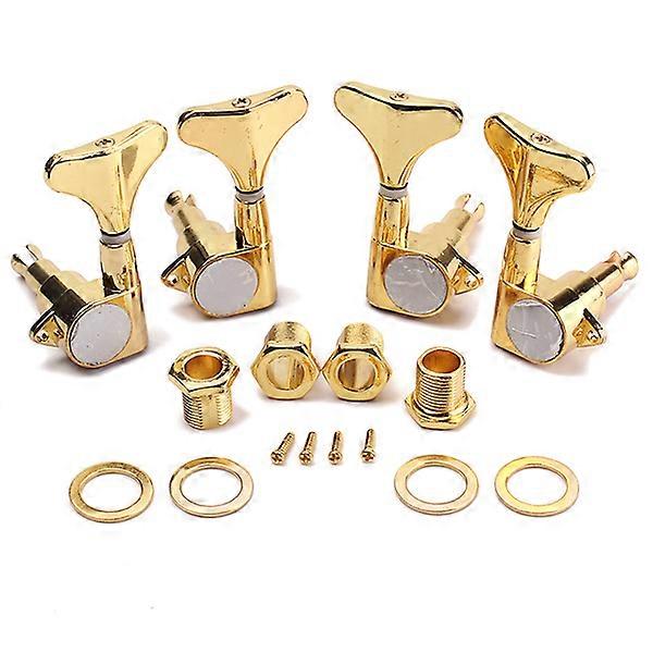 Bass Tuning Pegs Machine Heavy Duty Internal Gear Musical Instrument Maintenance Gold 1Set