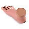 Practice Prosthetic Foot Model Flexible Soft Silicone Prosthetic Manicure Tools for Manicure Training Display Manicure Foot Model