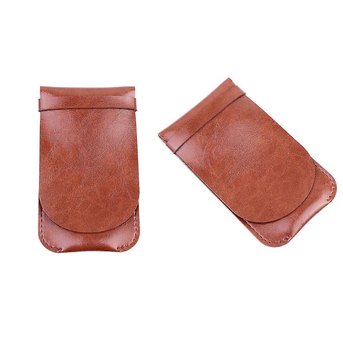 Pen Case 1Pcs Brown for Secure Pen Hold and Storage Use