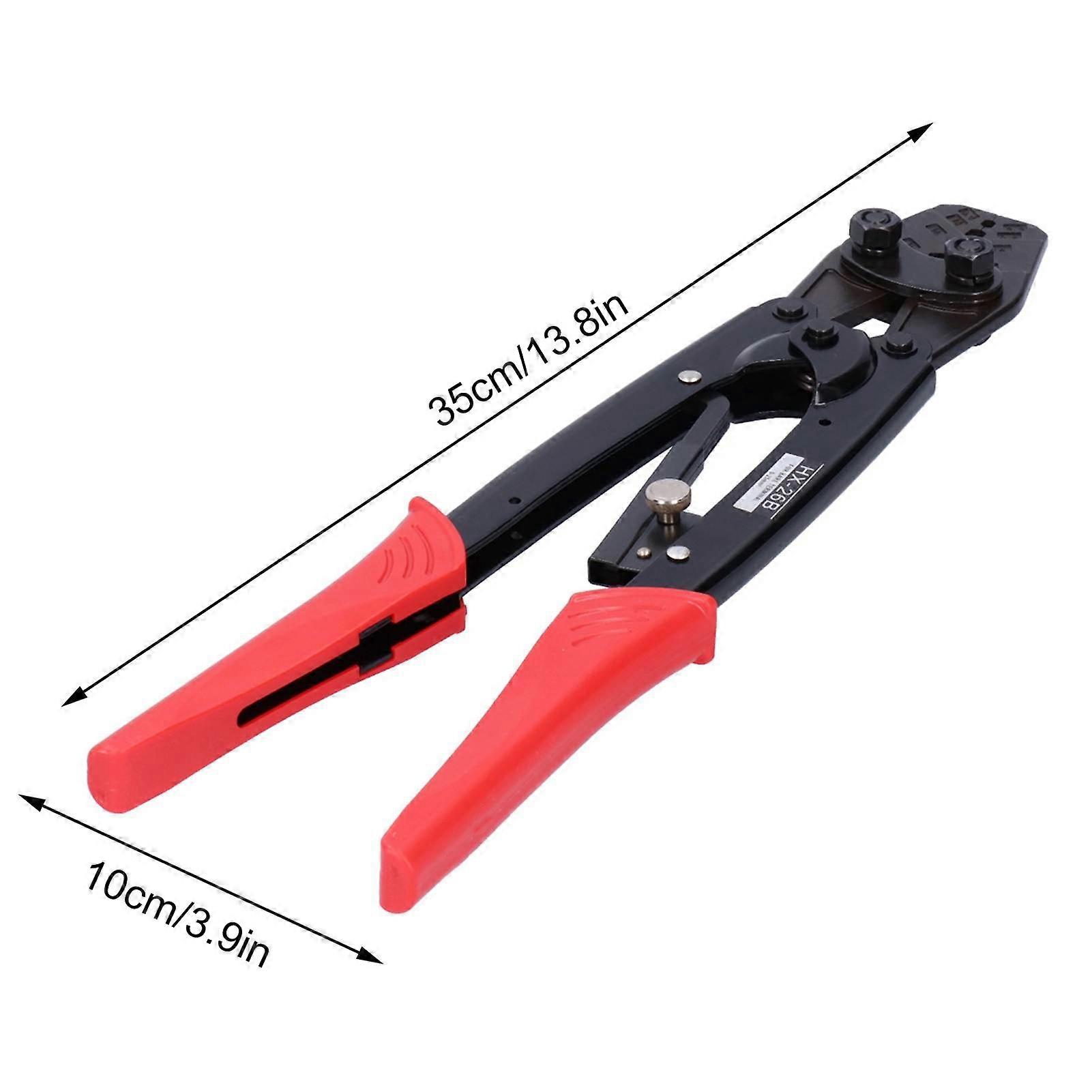 Ratchet Crimping Tool for Terminals, Hand Tools, 6-25mm², AWG10-4, HX-26B