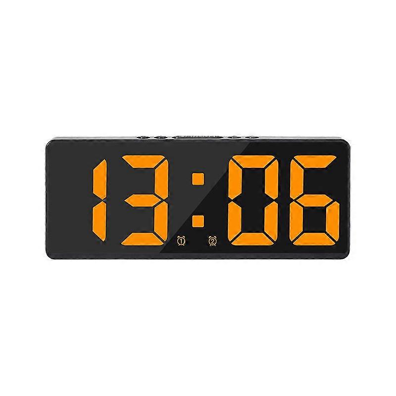 Smart large digital wall clock app control time/date/&sound activation and countdown function steple p