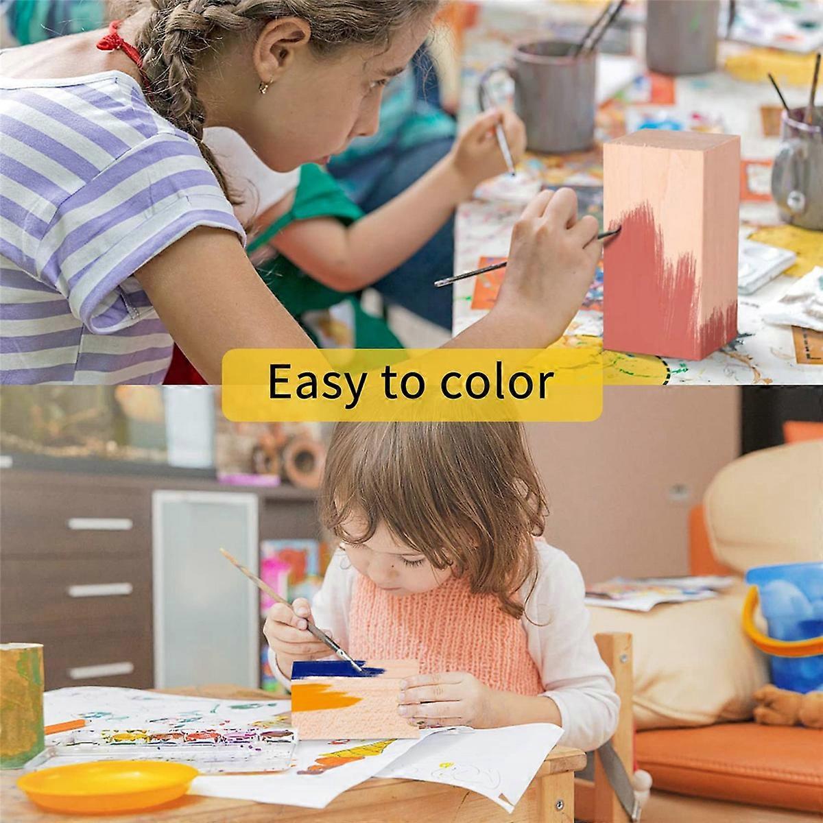 32X Basswood Carving Blocks 4 X 2 X 2 Inch,Large Whittling Wood Carving Blocks Kit for Kids Adults B