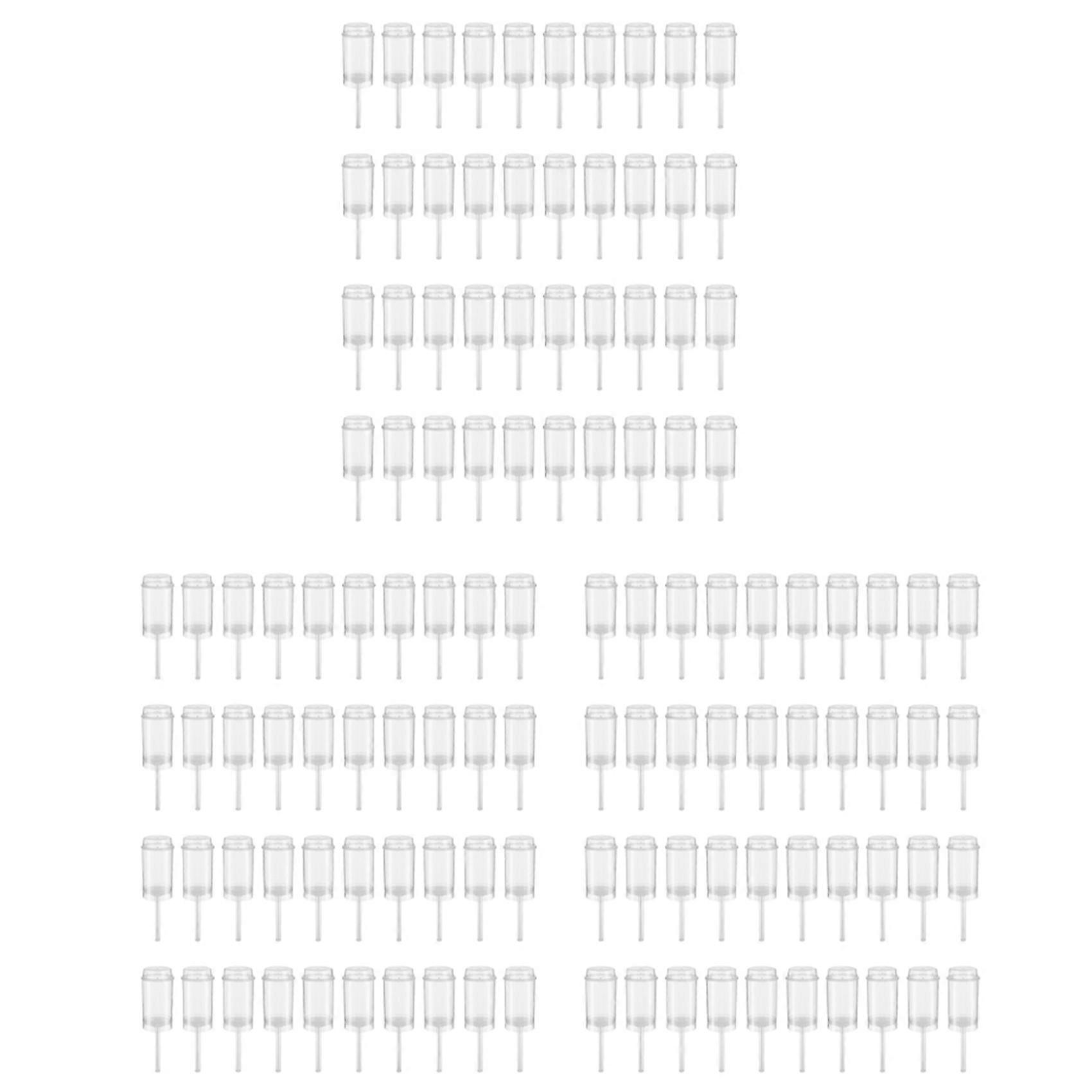 Lot de 40 gobelets à gâteaux ronds avec couvercle