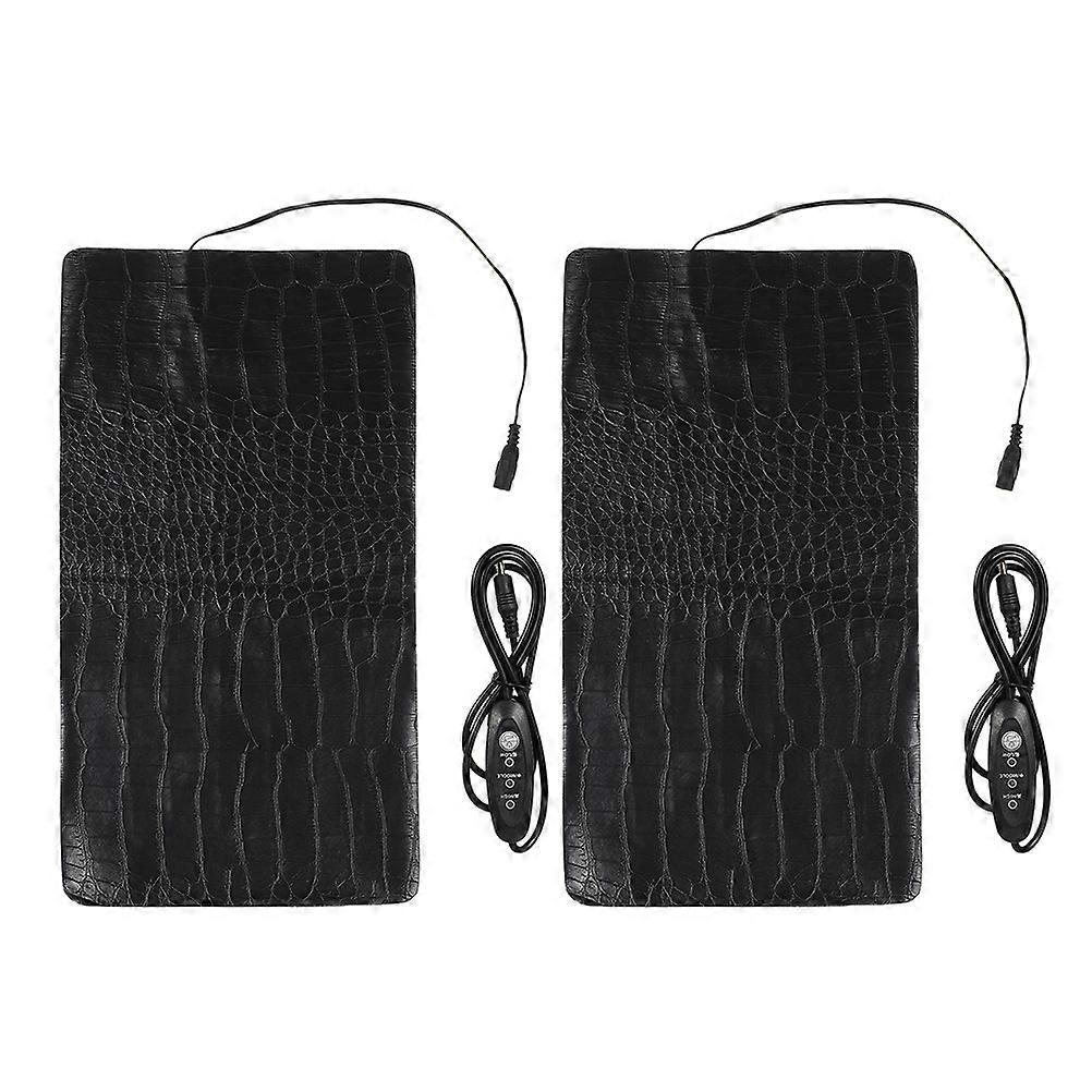 Reptile Heat Pad Usb Adjustable Heating Pad For Reptiles And Small Pets Safe And Waterproof Warmth And Comfort 2Pack