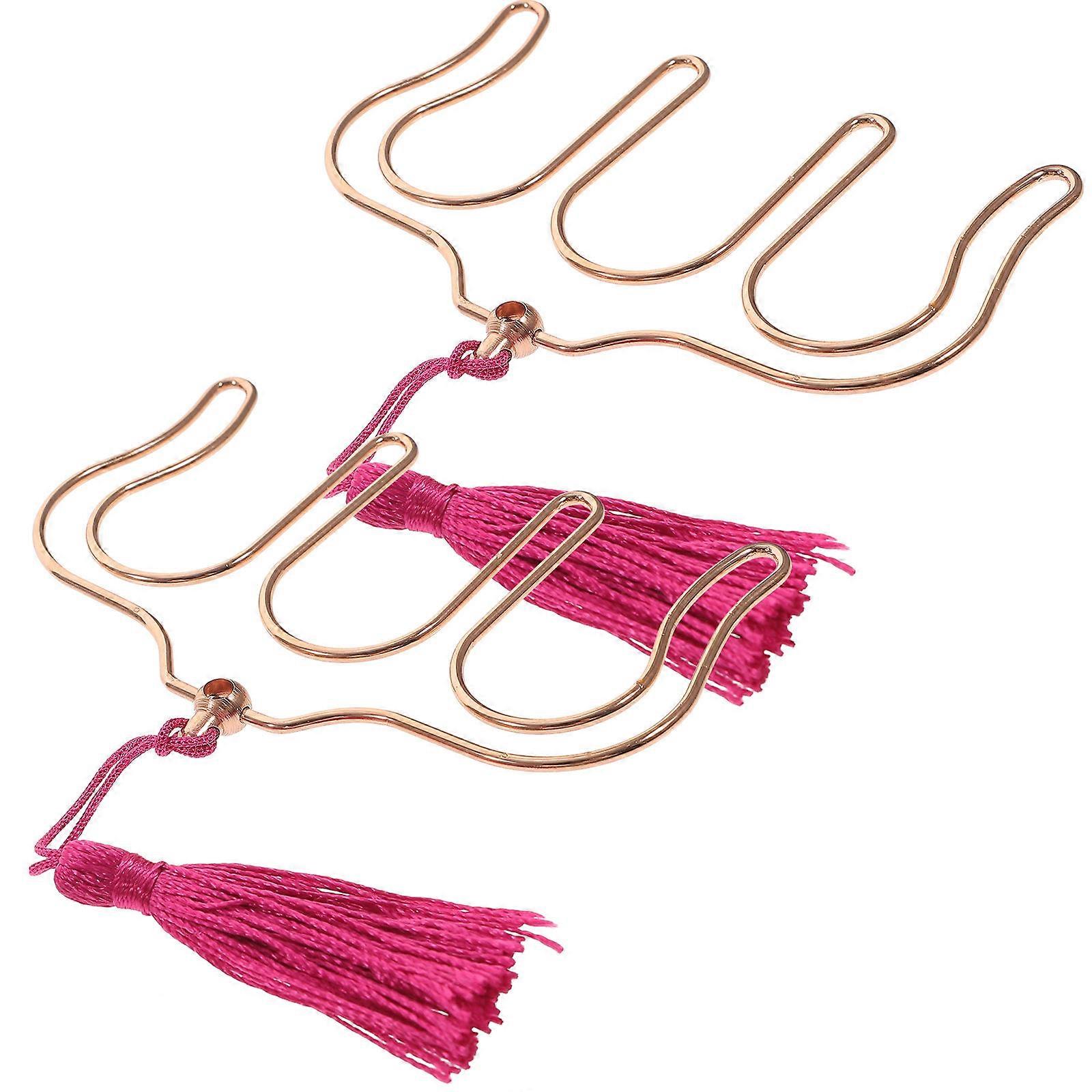 2pcs Music Book Clip with Tassel – Durable Sheet Music Page Holder for Piano, Guitar & Musicians