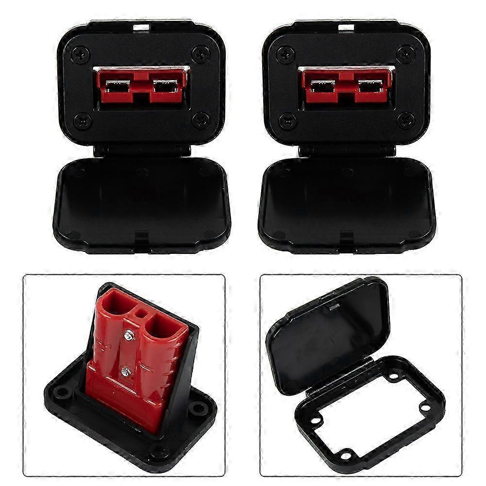 RV Plug Panel Mount Bracket RVs19 Spacing 2 Stitches 50A Charging Panel Connectors CXT-2pcs