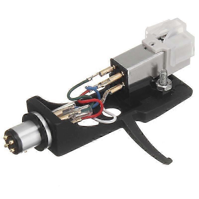 Cartridge Stylus with Turntable Headshell 4 Pin Contacts Compatible with Phonograph Turntable Gramop