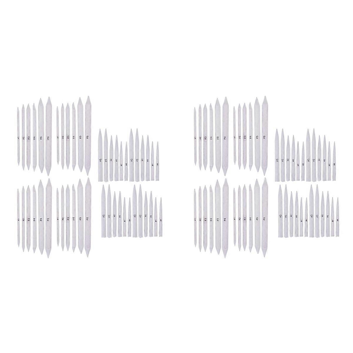 96 Pcs Blending Stump and Tortillions, Paper Art Blenders, Art Pencils, Drawing Pencils for Sketch D