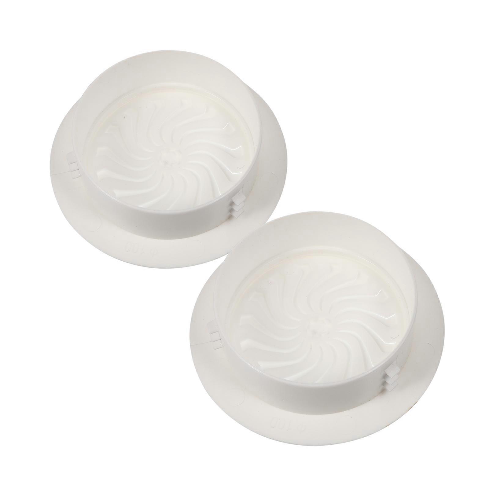 Air Conditioner Wall Hole Plugs Covers – 2pcs Set for Concealing Duct Openings, Simple Design, Easy Installation