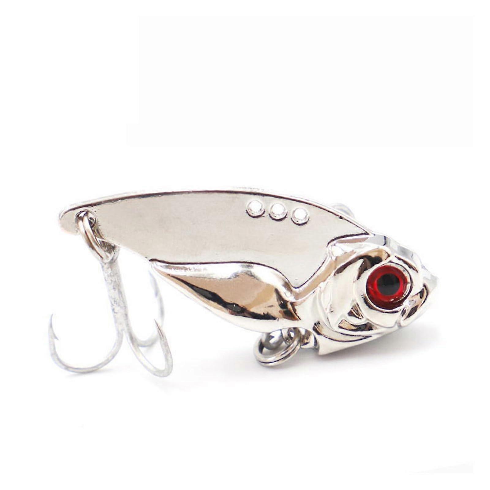 7/10/15/20 g 3Deye metal sheet lure, sinking vibration lures, artificial vibration for perchpike fishing (Color : 12, Size : 20g)