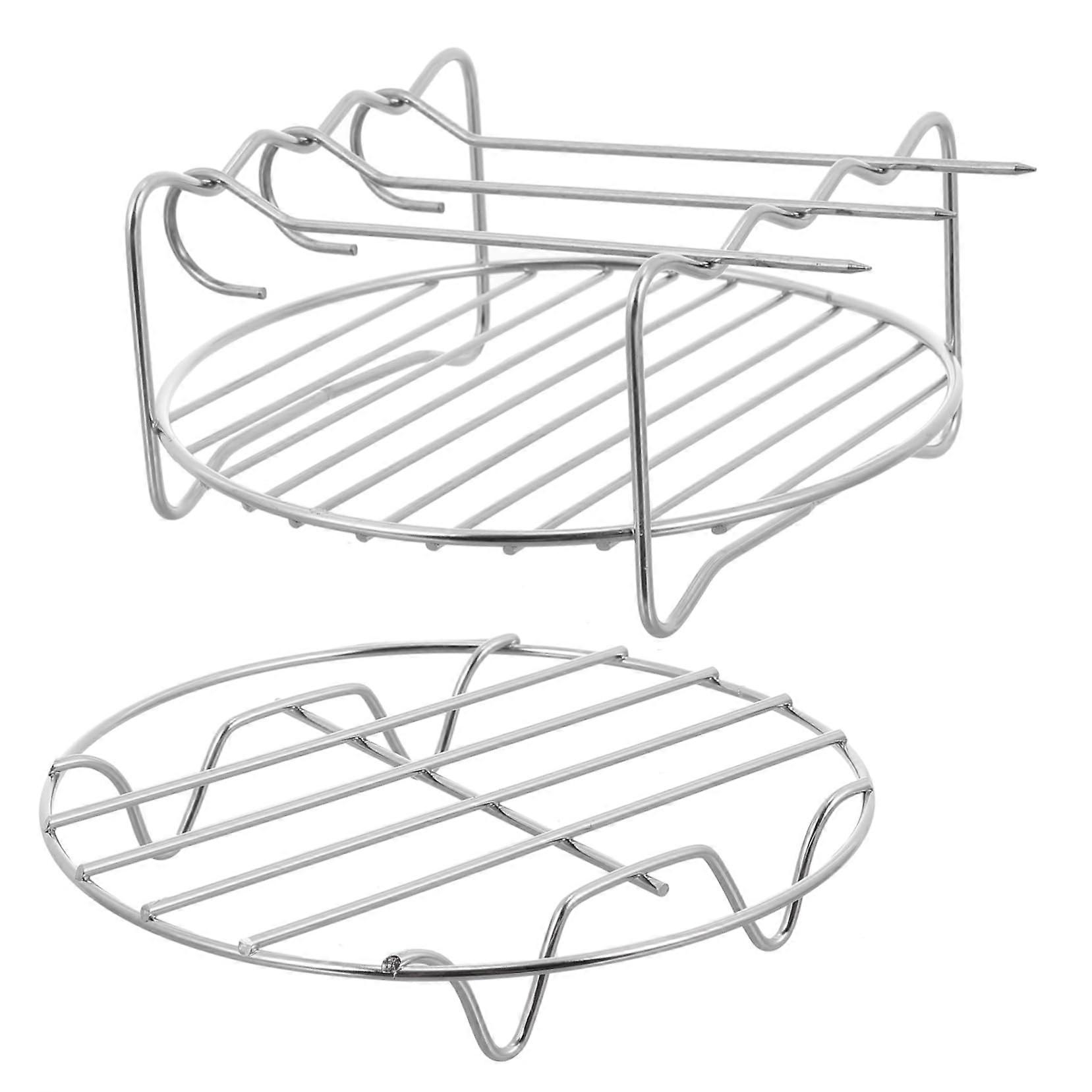 Grill kitchen tool easy cleaning air fryer accessories roasting rack