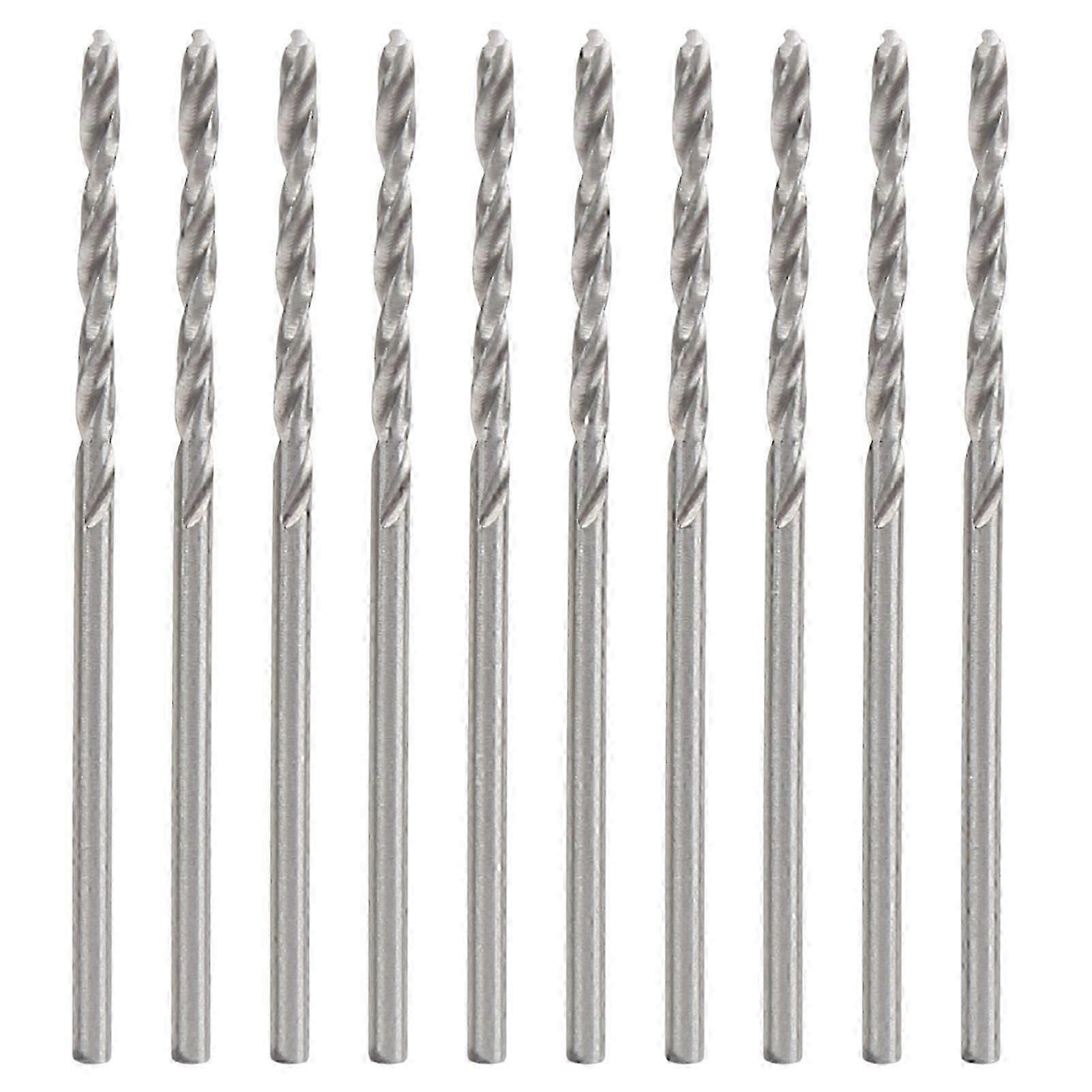 10Pcs Twist Drill Bit Small Straight Shank Pearl Drilling Machine Tools Hardware 1.75mm