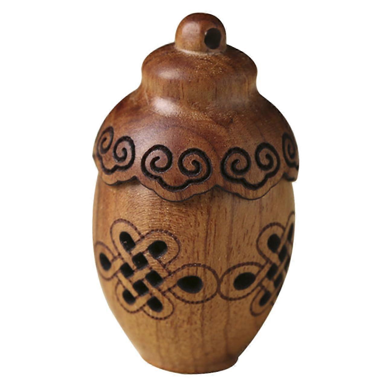 DIY wooden bottle Decorative aromatherapy bottle for fragrant aroma beads and essential oils Hollow out design for home and office Versatile