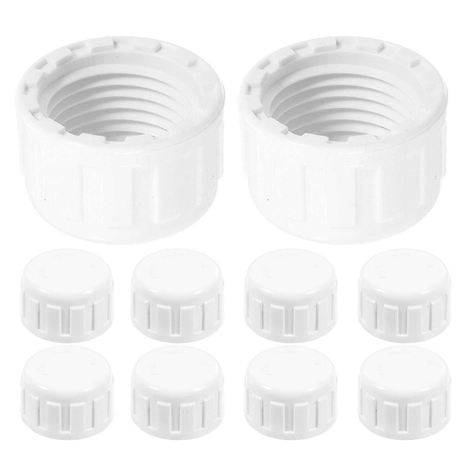 Pipe End Cap Fitting Pvc Pipe Cap For Cold Water Supply Lines Industrial Users 20Pcs