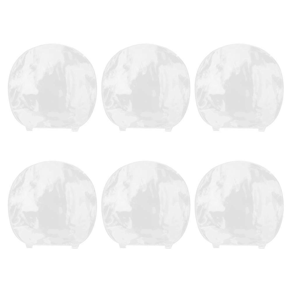 Table Tennis Racket Protective Cover Table Tennis Paddle Protector For Table Tennis Racket Transparent 32.00X16.50X0.10CM Dustproof 6Pcs