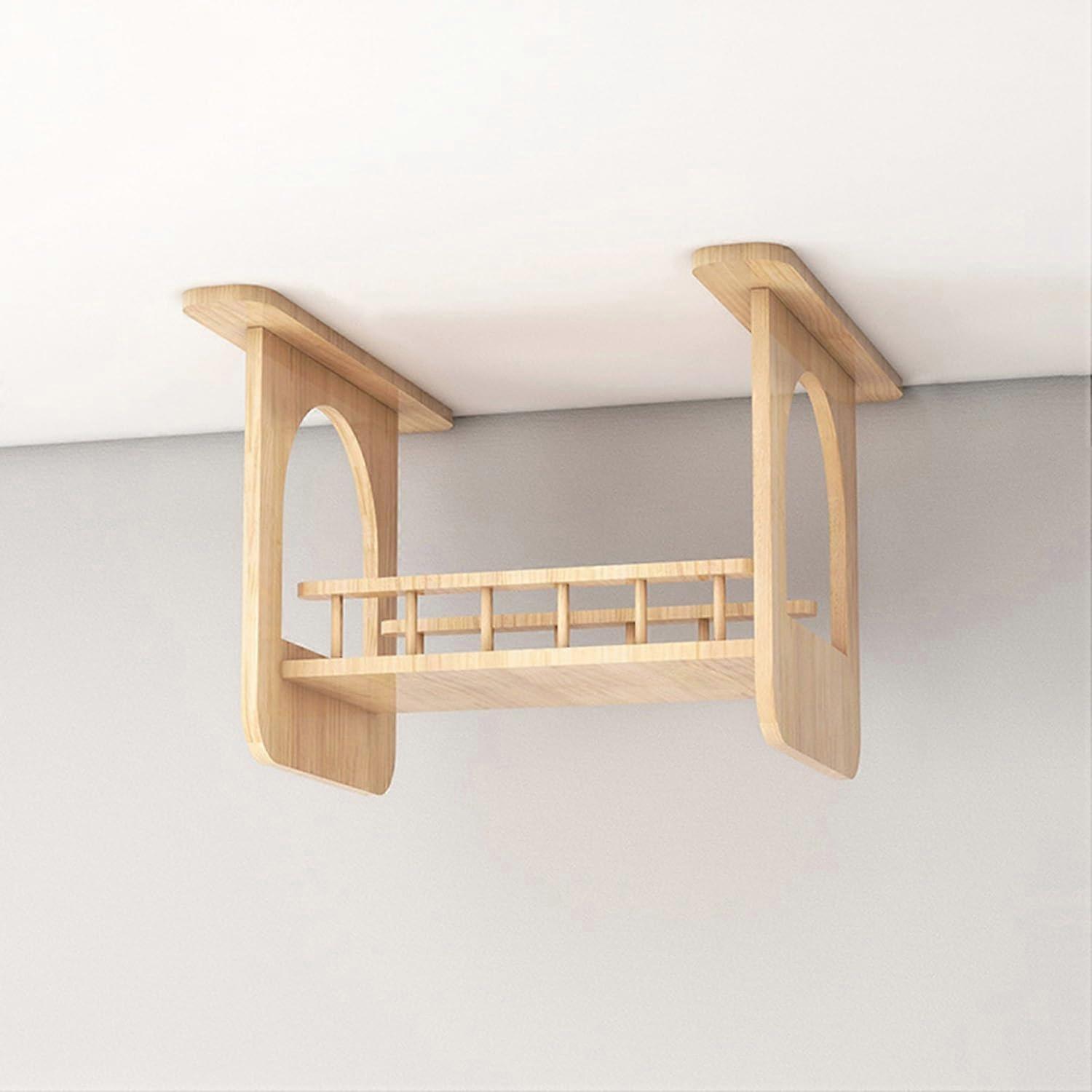 Cat Climbing Wall Set, Cat Wall Furniture with Hammock, Suspension Bridge, for Playing, Exploring, Sleeping, and Relaxing (1pcB)