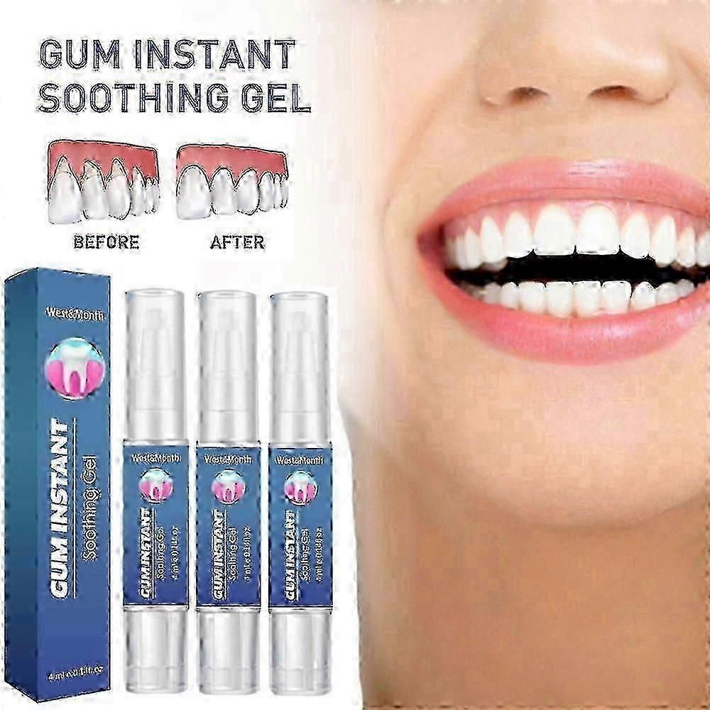 1/2/3Pcs DentiZen Gum Therapy Gum Instant Soothing Gels Για Ευαίσθητα Δόντια Pen 4ml