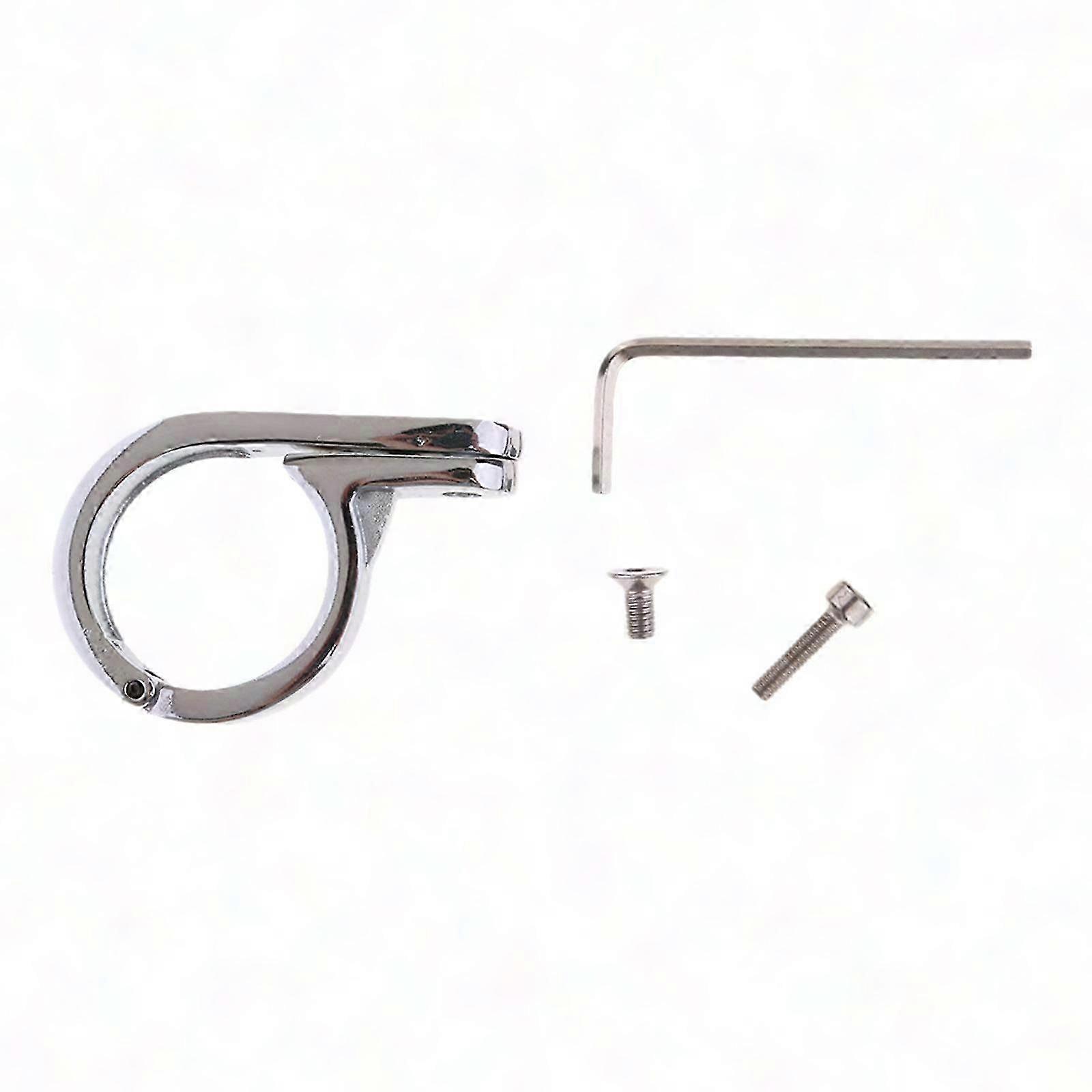 Chrome Motorcycle Handlebar Mount Clamp Bracket Clock 32mm for Harley