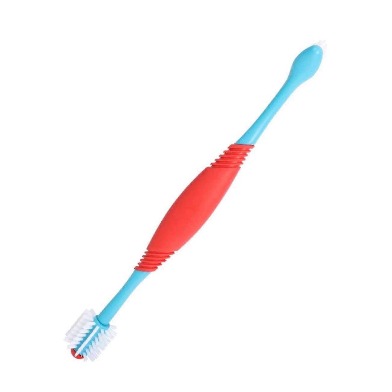 pet toothbrush for dogs TPE Blue
