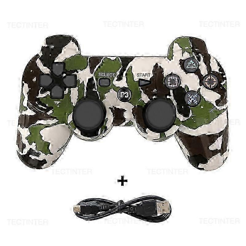 Bluetooth Gamepad for PlayStation 3 Wireless Controller Compatible with Dualshock 3 SIXAXIS