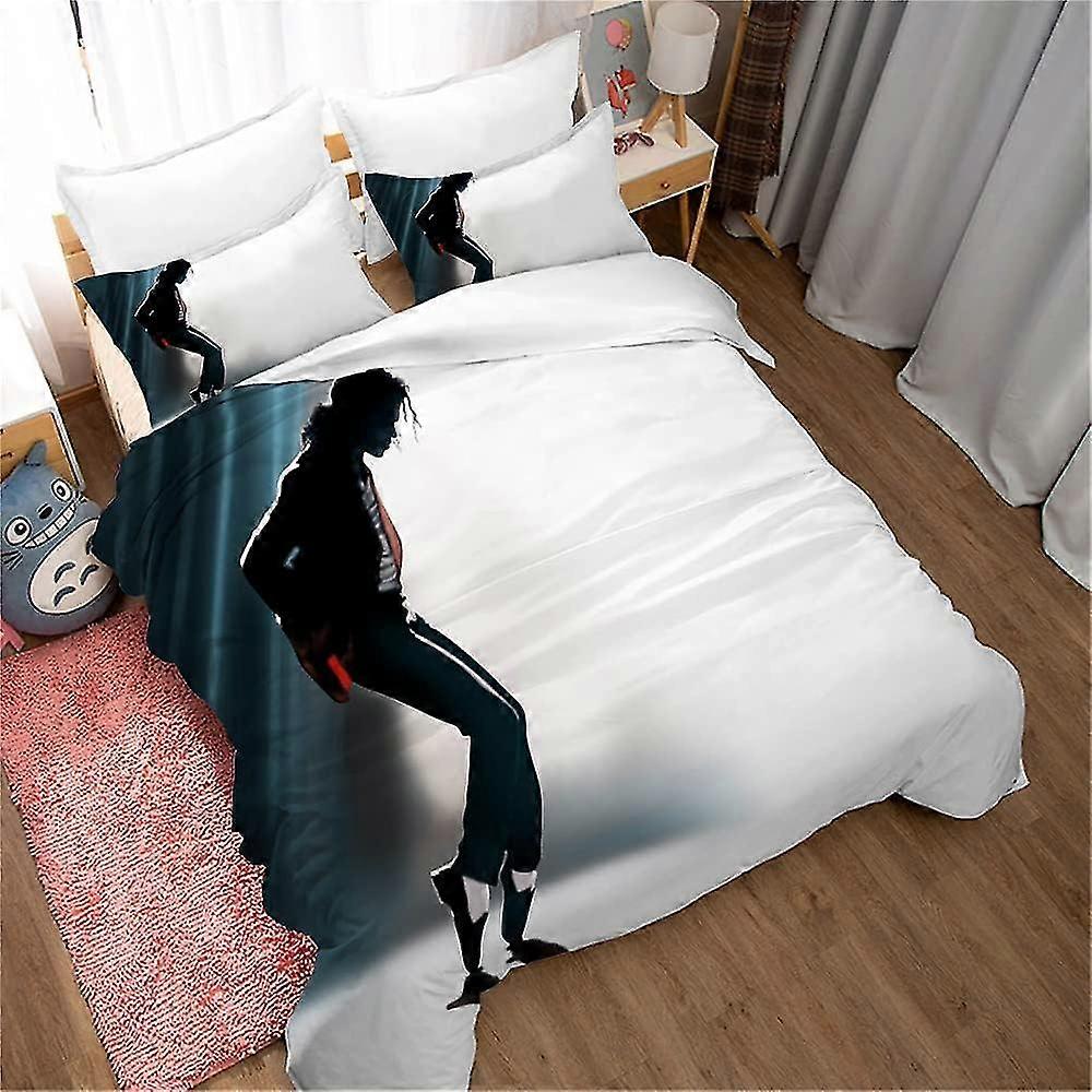 Bedding Set for Idol Singers, 3 Piece Soft Fluffy Duvet Cover Set with Zipper and 2 Pillowcases