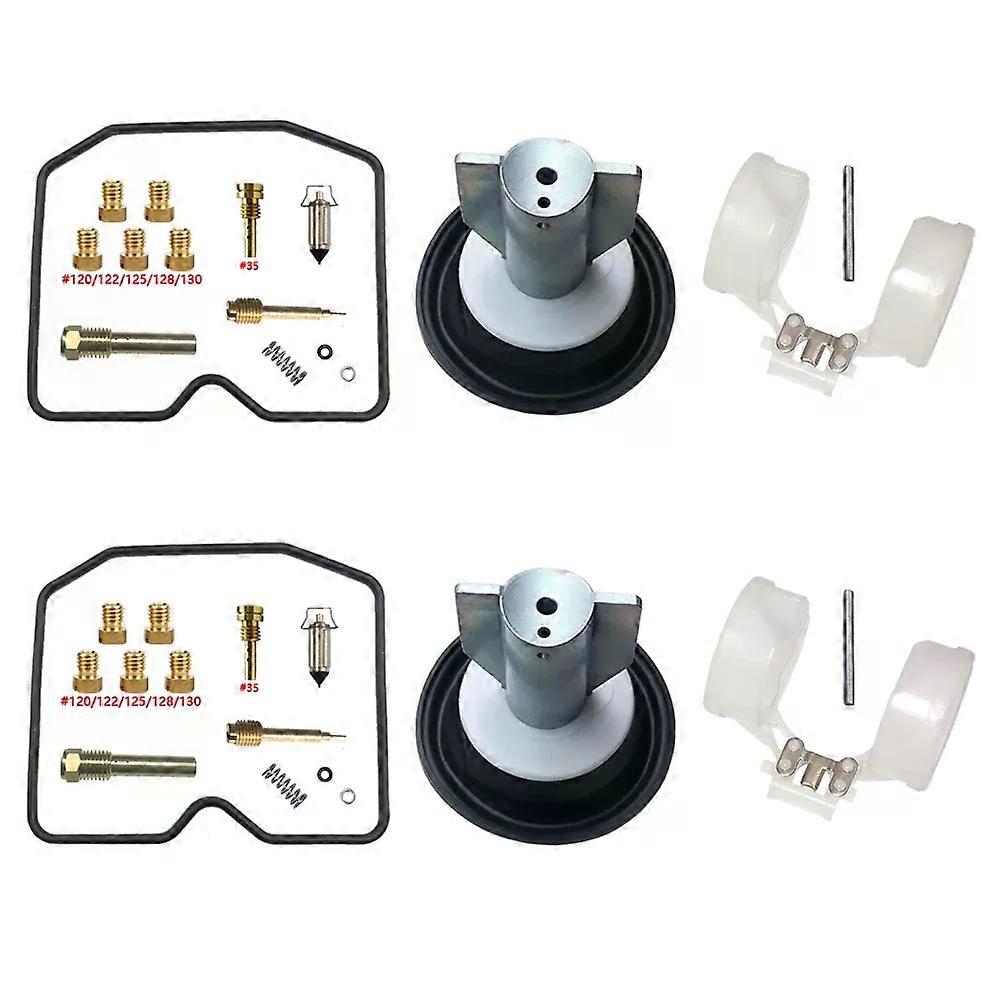 Kawasaki Ltd 450 454 EN450 1985-1990 Keihin CVKキャブレターリビルドパーツ用キャブレター修理キット