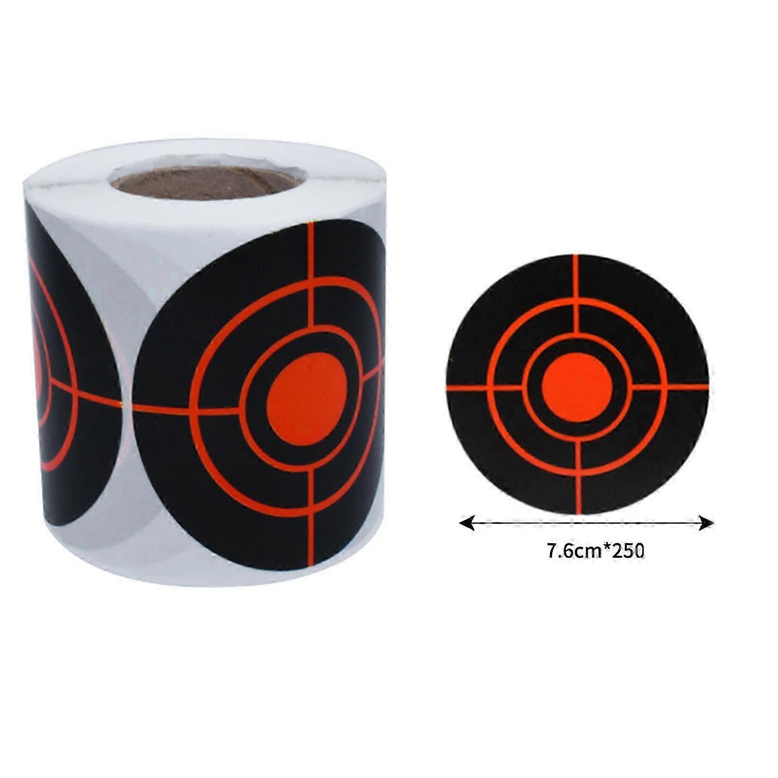 Shooting Targets Stickers 3 Inch, Adhesive Paper Targets for Shooting Range, Roll Splatter Targets Stickers for Shooting Hunting Training