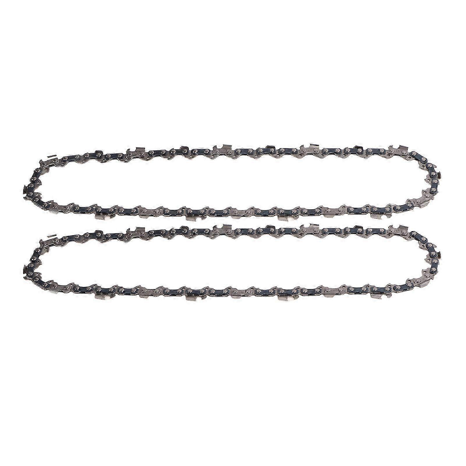 2-Pack 10-Inch Manganese Steel Chainsaw Chains - Compatible with Mini Electric Chainsaws